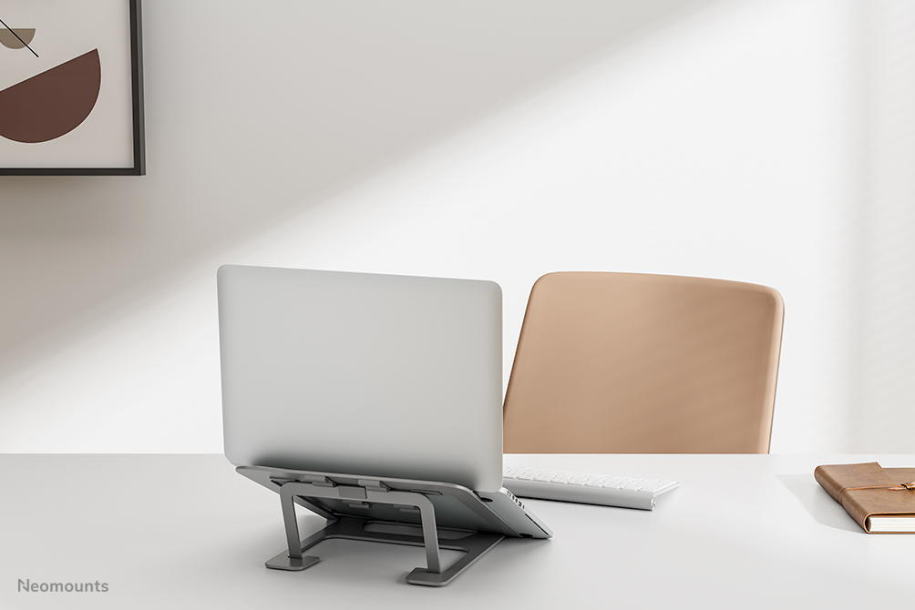 Neomounts NSLS085GREY Laptopstandaard 10-17" - opvouwbaar - compact - universeel - Afbeelding 8