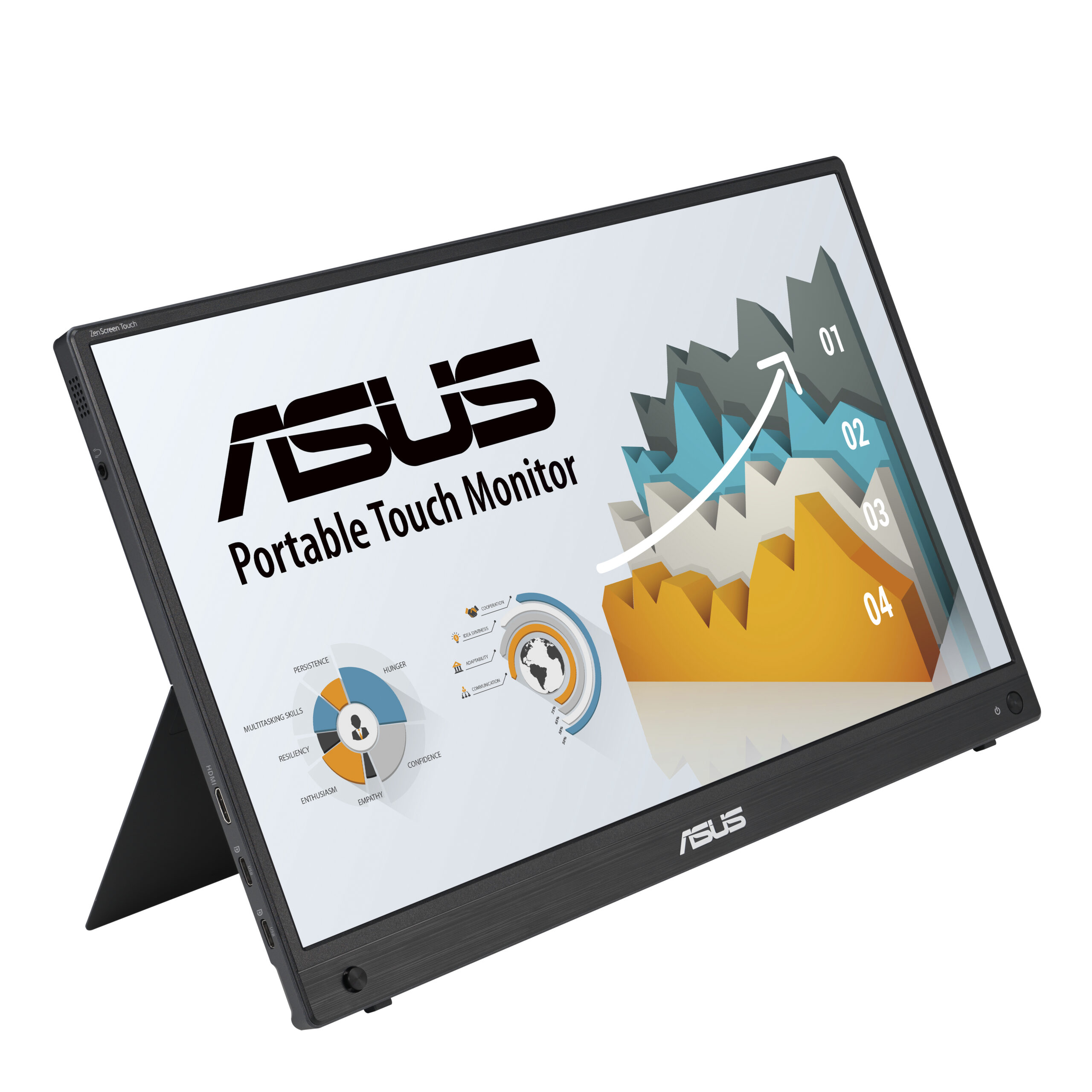 ASUS ZenScreen MB16AHT computer monitor 39,6 cm (15.6") 1920 x 1080 Pixels Full HD Touchscreen Zwart - Afbeelding 5