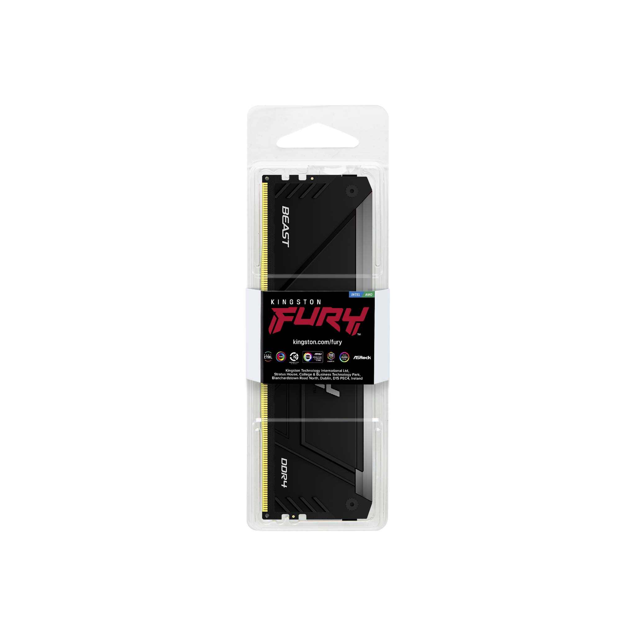 Kingston Technology FURY Beast 8GB 3200MT/s DDR4 CL16 DIMM RGB - Afbeelding 4