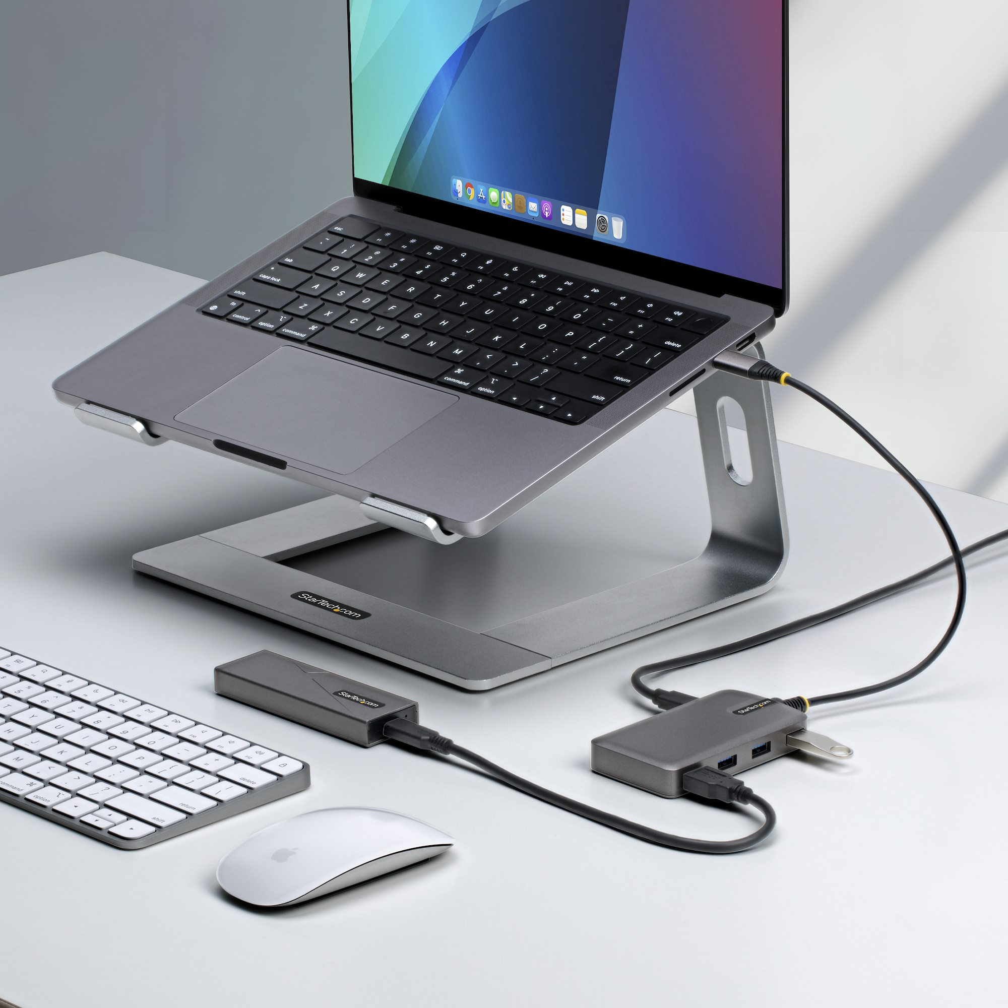 StarTech.com 4-Port USB-C Hub, 5Gbps, Bus Powered, USB-C naar 4x USB-A hub met Extra USB-C Voedingsingang, 30cm Host Kabel, Compacte Desktop/Laptop USB Hub - Afbeelding 5