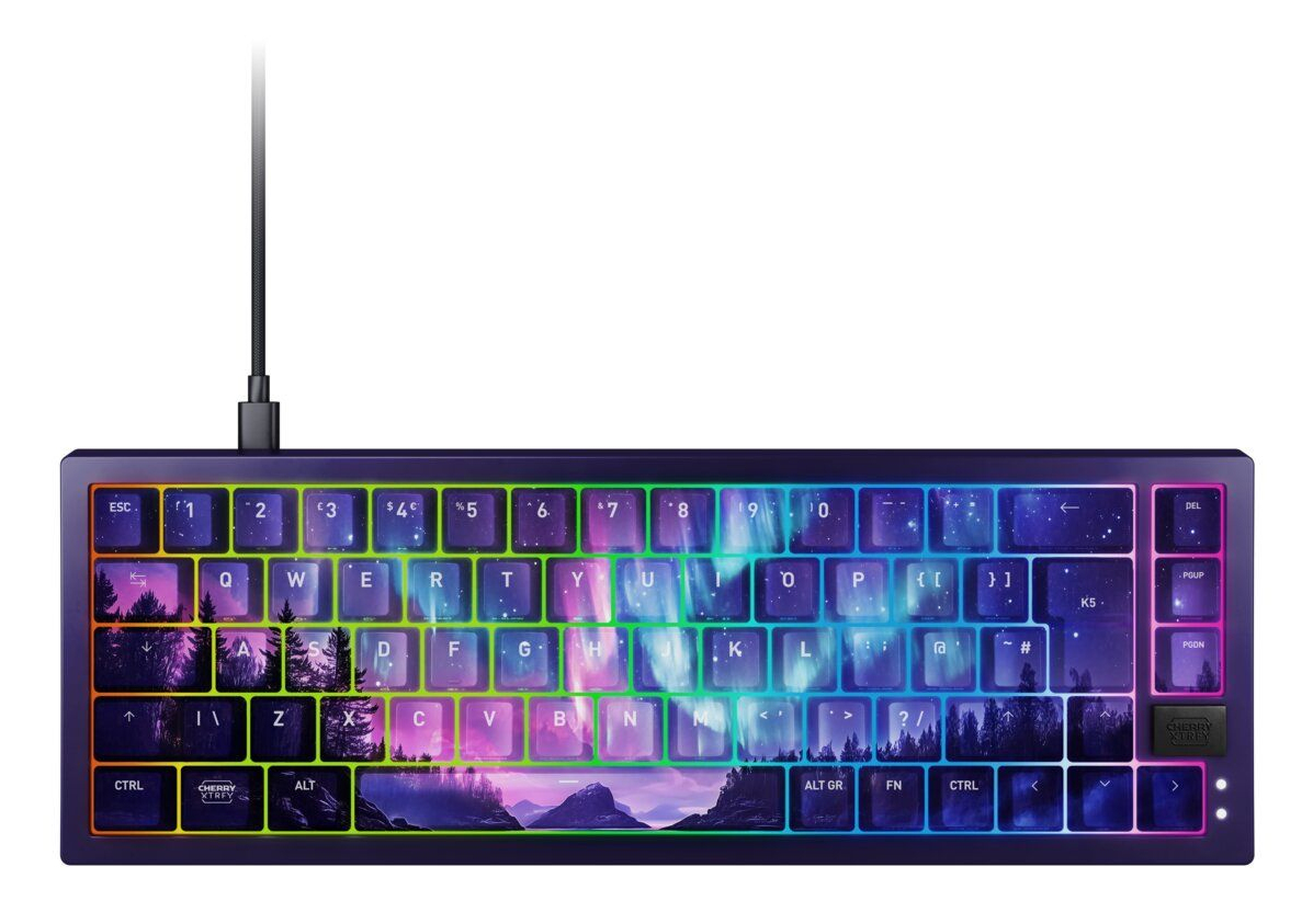 CHERRY NORTHERN LIGHT Bundle toetsenbord Thuis USB QWERTZ Duits Meerkleurig - Afbeelding 4