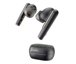 Poly Voyager Free 60+ UC M Carbon Black Earbuds + BT700 USB-C-adapter + oplaadcase met touchscreen