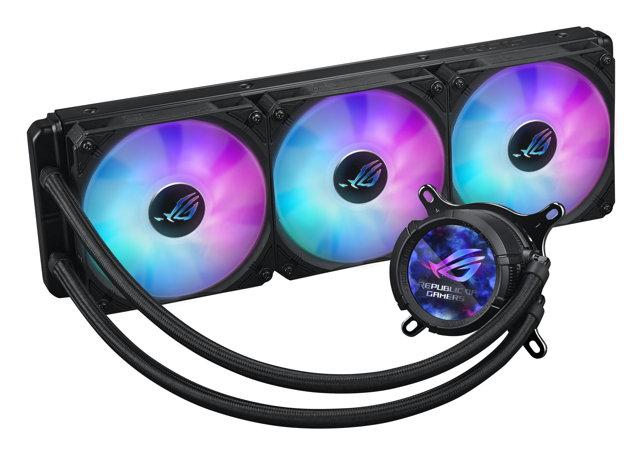 ASUS ROG STRIX LC III 360 ARGB Processor Alles-in-één vloeistofkoeler 12 cm Zwart - Afbeelding 4