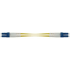 ACT 30 meter singlemode 9/125 OS2 duplex armored fiber patch kabel met LC connectoren - Afbeelding 3