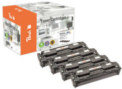 Peach 111916 tonercartridge 4 stuk(s) Compatibel Zwart, Cyaan, Magenta, Geel