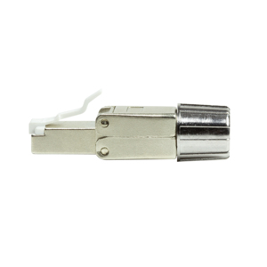 LogiLink MP0080 - CAT.8.1 feldkonfektionierbarer RJ45 Stecker Grijs, Roestvrijstaal