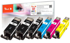 Peach 319177 (PI100-247) inktcartridge 6 stuk(s) Compatibel Hoog (XL) rendement Zwart, Cyaan, Magenta, Geel - Afbeelding 2