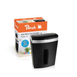 Peach PS600-10 papiervernietiger Microversnippering 63 dB Zwart, Zilver - Afbeelding 2