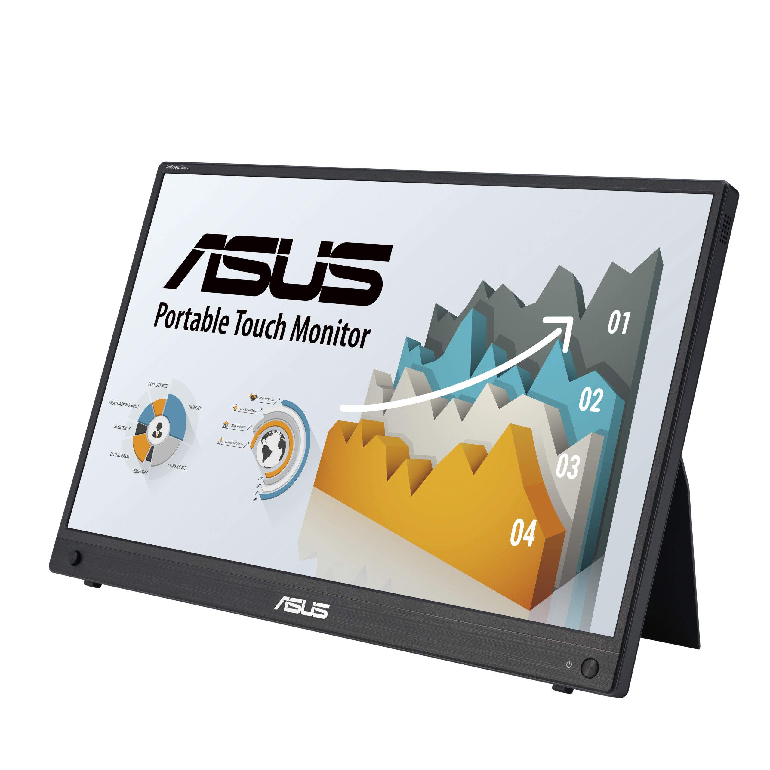 ASUS ZenScreen MB16AHT computer monitor 39,6 cm (15.6") 1920 x 1080 Pixels Full HD Touchscreen Zwart - Afbeelding 3