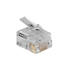 ACT RJ12 (6P/6C) modulaire connector voor ronde kabel met massieve aders - Afbeelding 5