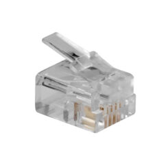 ACT RJ11 (6P/4C) modulaire connector voor ronde kabel met massieve aders - Afbeelding 5