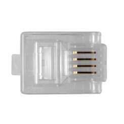 ACT RJ11 (6P/4C) modulaire connector voor ronde kabel met massieve aders - Afbeelding 3