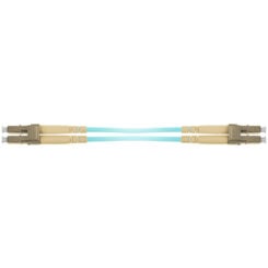 ACT 3 meter multimode 50/125 OM3 duplex armored fiber patch kabel met LC connectoren - Afbeelding 3