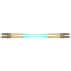 ACT 25 meter multimode 50/125 OM3 duplex armored fiber patch kabel met LC connectoren - Afbeelding 3