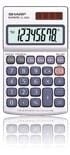 Sharp EL-250S calculator Pocket Basisrekenmachine Zilver