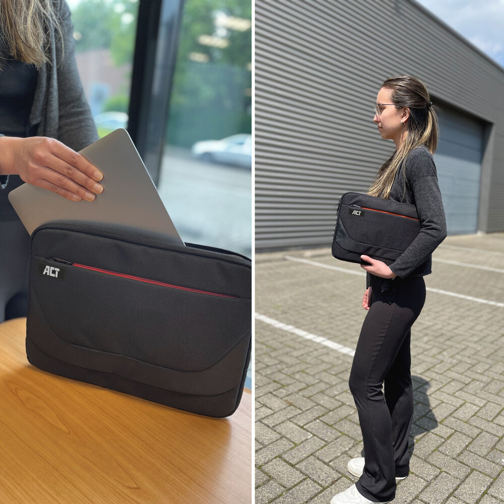 ACT Suburb Laptop Sleeve 14,1", gemaakt van gerecyclede plastic flessen - Afbeelding 5