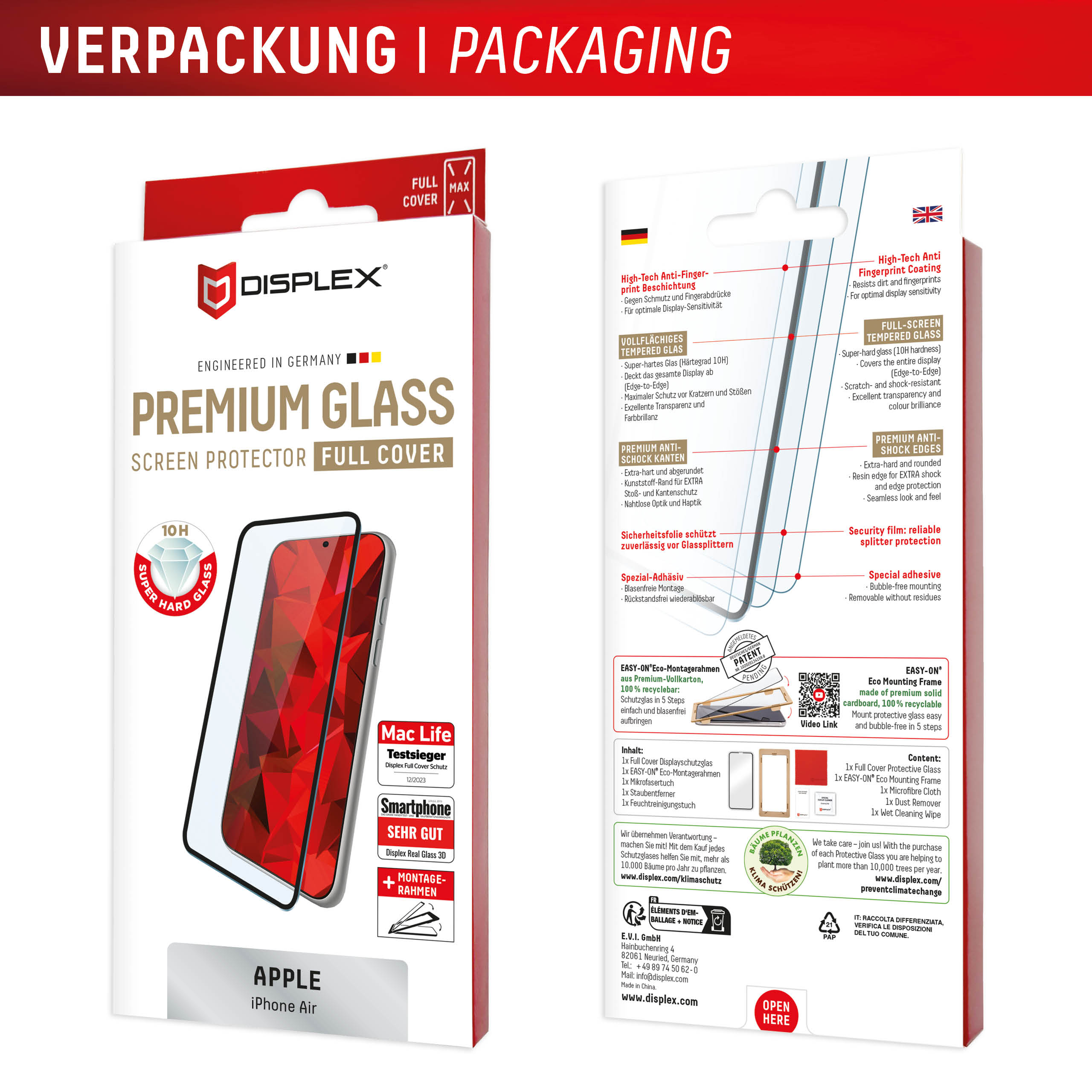 DISPLEX Real Glass FC iPhone Air - Afbeelding 8