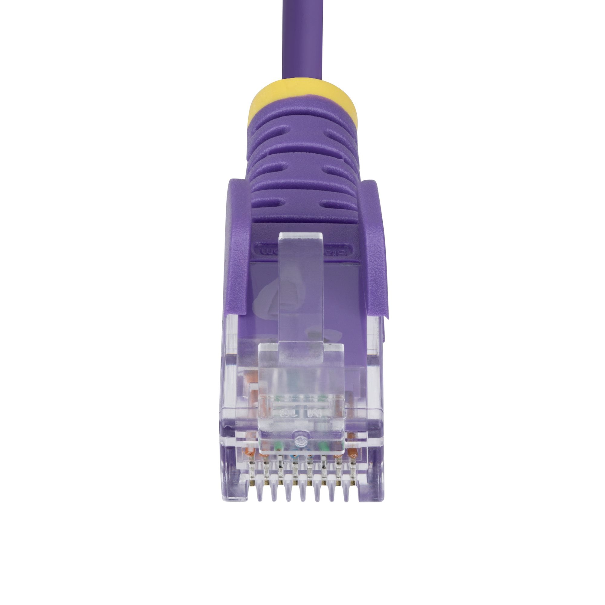 StarTech.com 50cm Dunne CAT6 Ethernet Kabel, Paars, Snagless, 100W PoE, UTP, LSZH, 28AWG Pure Koperdraad, Slim RJ45 Netwerk Patchkabel met Trekontlasting, Fluke Getest - Afbeelding 5