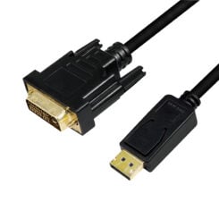 LogiLink CV0131 video kabel adapter 2 m DisplayPort DVI Zwart - Afbeelding 2