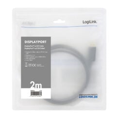 LogiLink CV0131 video kabel adapter 2 m DisplayPort DVI Zwart - Afbeelding 7