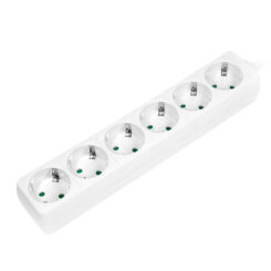 LogiLink LPS238 power uitbreiding 1,5 m 6 AC-uitgang(en) Binnen Wit - Afbeelding 2