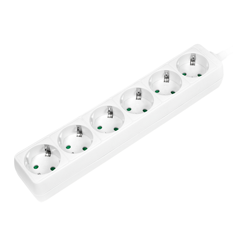 LogiLink LPS238 power uitbreiding 1,5 m 6 AC-uitgang(en) Binnen Wit - Afbeelding 2
