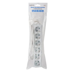 LogiLink LPS238 power uitbreiding 1,5 m 6 AC-uitgang(en) Binnen Wit - Afbeelding 4