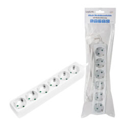 LogiLink LPS238 power uitbreiding 1,5 m 6 AC-uitgang(en) Binnen Wit - Afbeelding 5