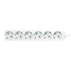 LogiLink LPS238 power uitbreiding 1,5 m 6 AC-uitgang(en) Binnen Wit - Afbeelding 3