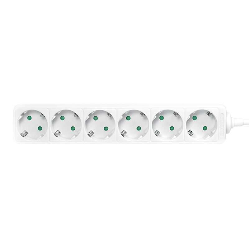 LogiLink LPS238 power uitbreiding 1,5 m 6 AC-uitgang(en) Binnen Wit - Afbeelding 3