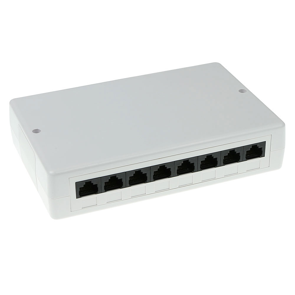 ACT Modulair opbouwdoos unshielded 8-voudig CAT5E - Afbeelding 2