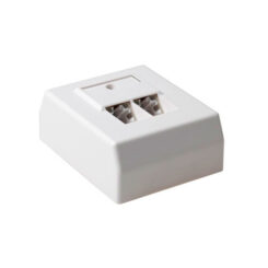 ACT Modulair opbouwdoos shielded 2-voudig German Style CAT5E - Afbeelding 2