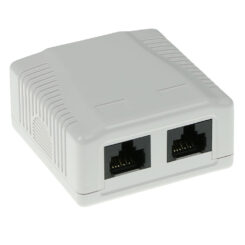 ACT Modulair opbouwdoos unshielded 2-voudig CAT6 - Afbeelding 2