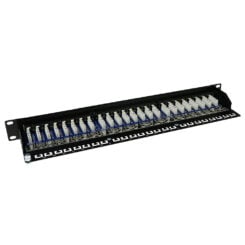 ACT Patchpanel CAT5E shielded 24 poorten met cover - Afbeelding 4
