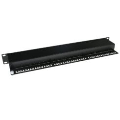 ACT Patchpanel CAT5E shielded 24 poorten met cover - Afbeelding 3