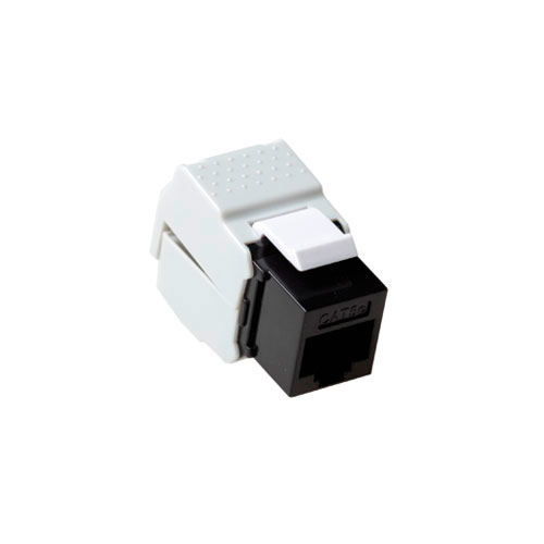 ACT Keystone Jack CAT5E unshielded toolless zwart