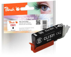 Peach PI100-498 inktcartridge 1 stuk(s) Compatibel Normaal rendement Zwart