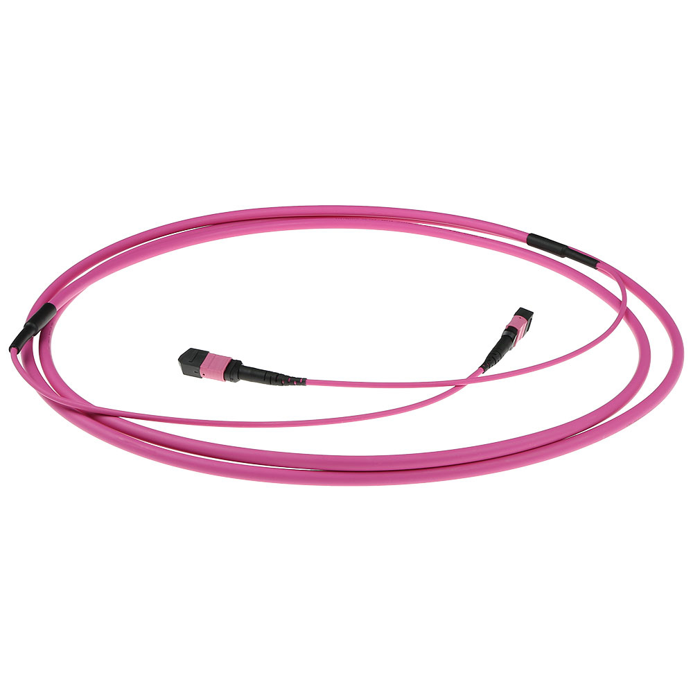 ACT 35 meter Multimode 50/125 OM4(OM3) glasvezel trunkkabel polarity B met MTP/MPO female connectoren - Afbeelding 3