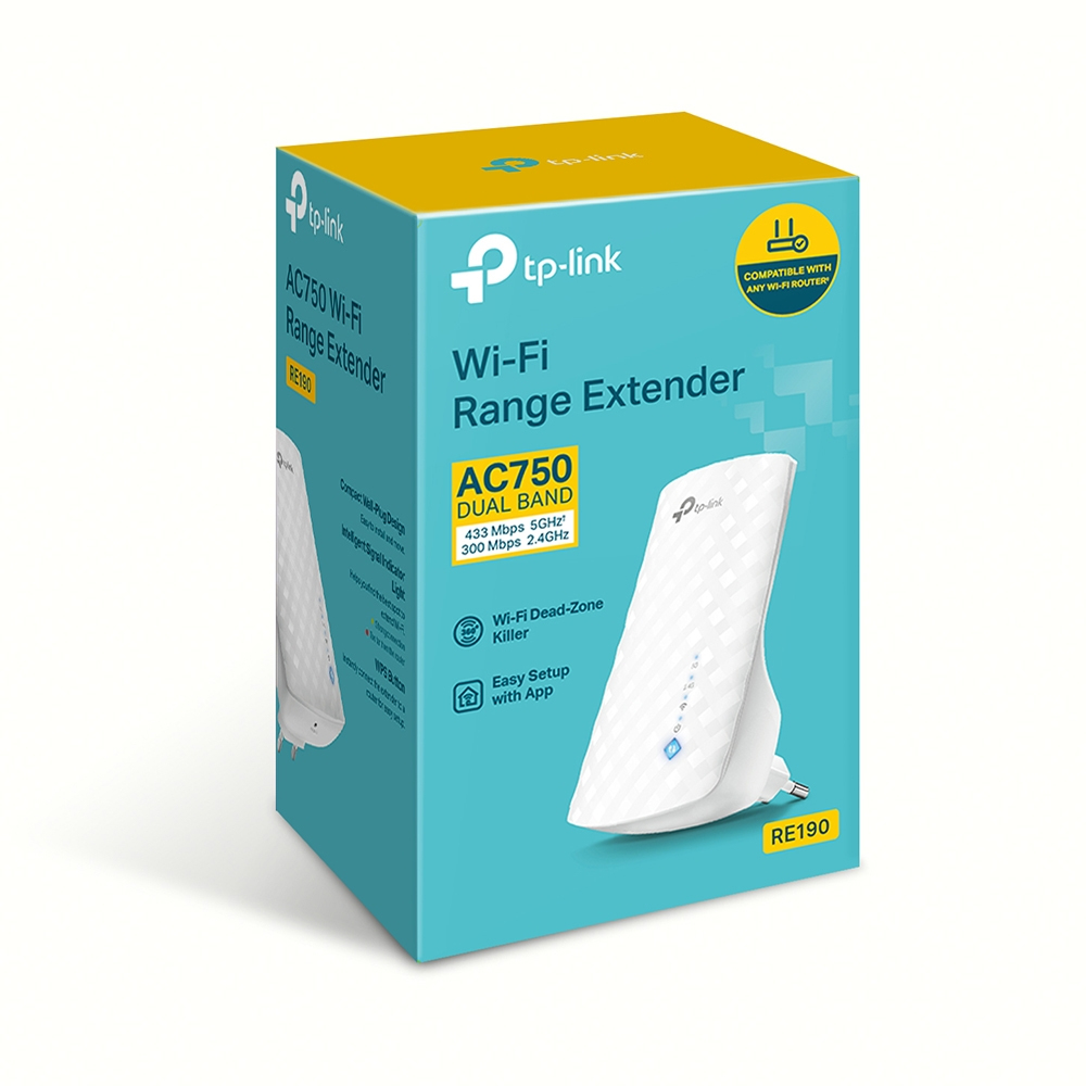 TP-Link RE190 netwerkextender Netwerkrepeater Wit - Afbeelding 6