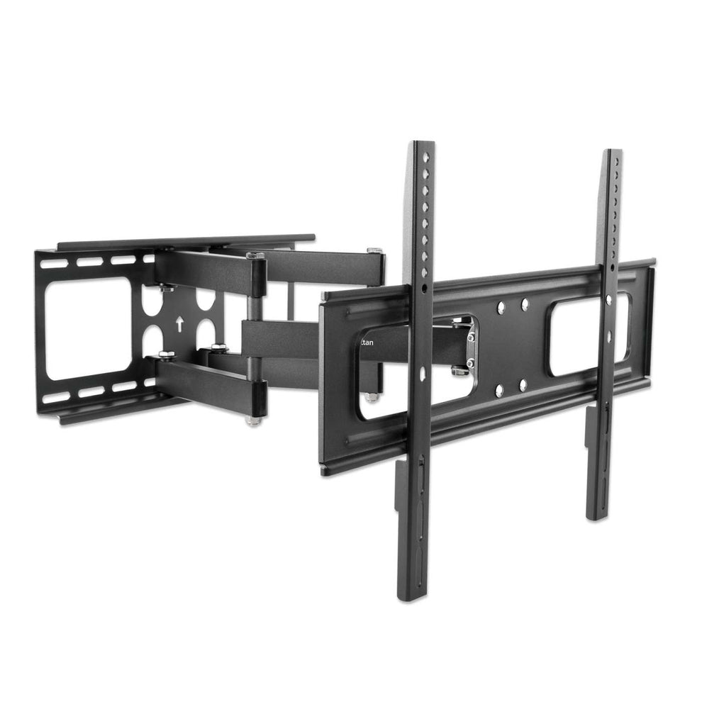 Manhattan Buiten wandbeugel voor TV’s en monitoren (Volledig Verstelbaar), voor schermen 37"–65", VESA-compatibiliteit: van 200×200 tot 600×400 mm (controleer de afmetingen van de vier montagegaten aan de achterzijde), max 50 kg, weerbestendig, zwart - Afbeelding 4