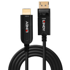 Lindy 38493 video kabel adapter 40 m DisplayPort HDMI Type A (Standaard) Zwart - Afbeelding 3
