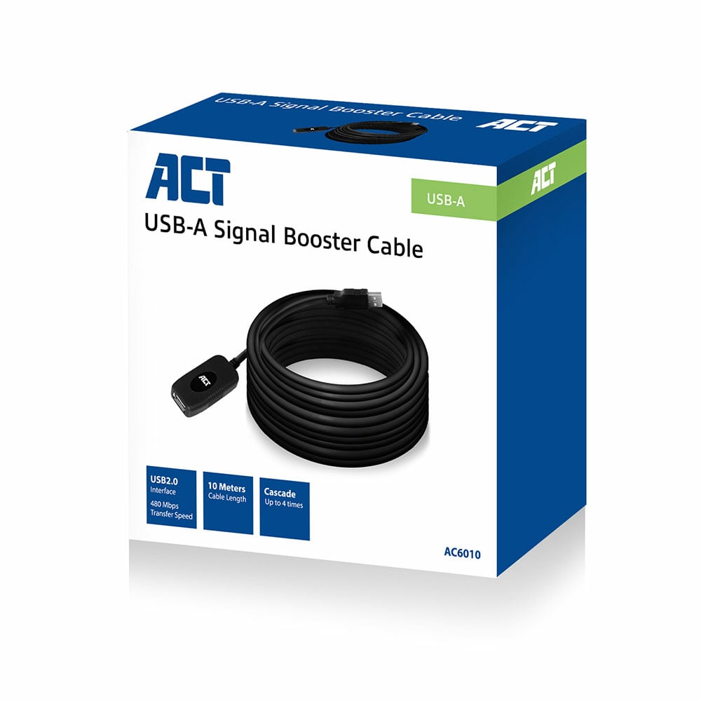ACT USB 2.0 Signaalversterker 10 meter - Afbeelding 3