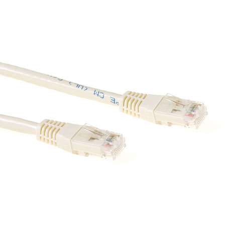 ACT Ivoor 7 meter U/UTP CAT6 patchkabel met RJ45 connectoren - Afbeelding 2