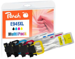 Peach PI200-796 inktcartridge 4 stuk(s) Compatibel Hoog (XL) rendement Zwart, Cyaan, Magenta, Geel