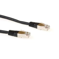 ACT Zwarte 5 meter LSZH F/UTP CAT5E patchkabel met RJ45 connectoren - Afbeelding 2