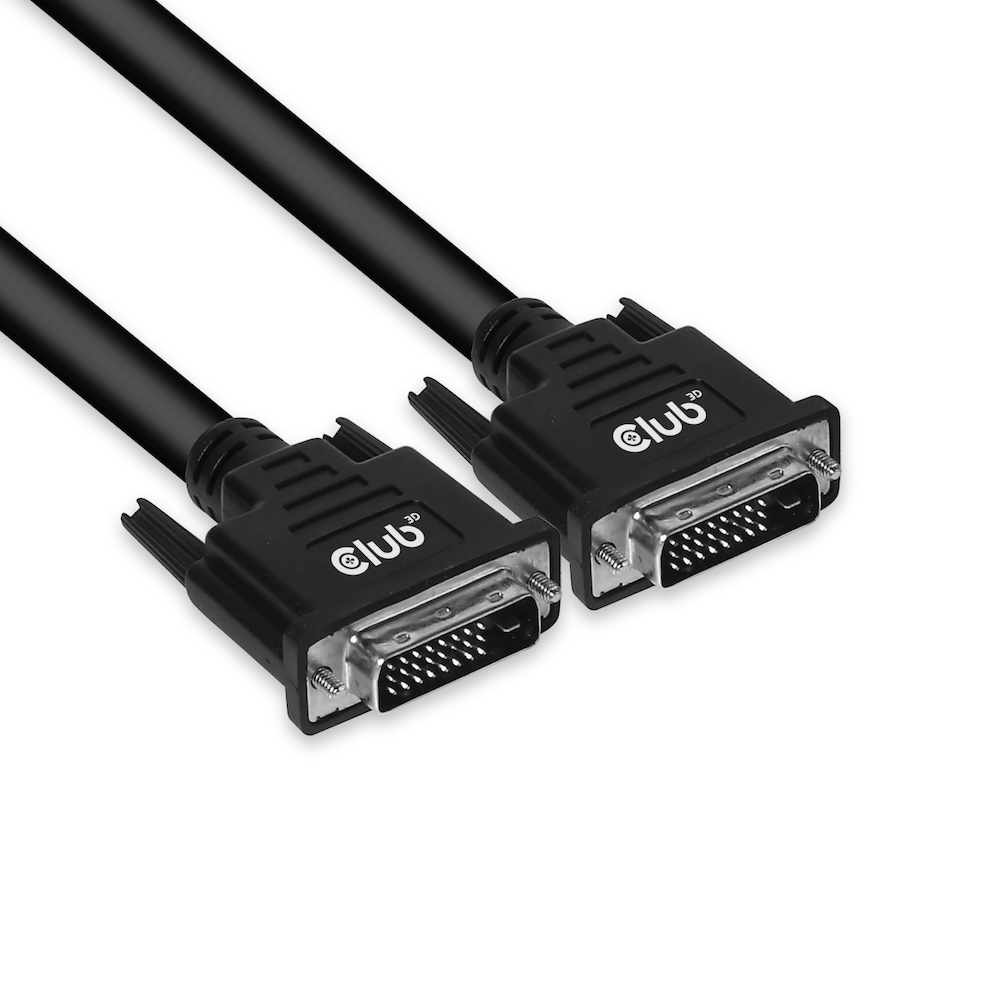 CLUB3D DVI-D Dual Link (24+1) Cable Bidirectional M/M 10m/ - Afbeelding 3