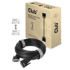 CLUB3D DVI-D Dual Link (24+1) Cable Bidirectional M/M 10m/ - Afbeelding 4