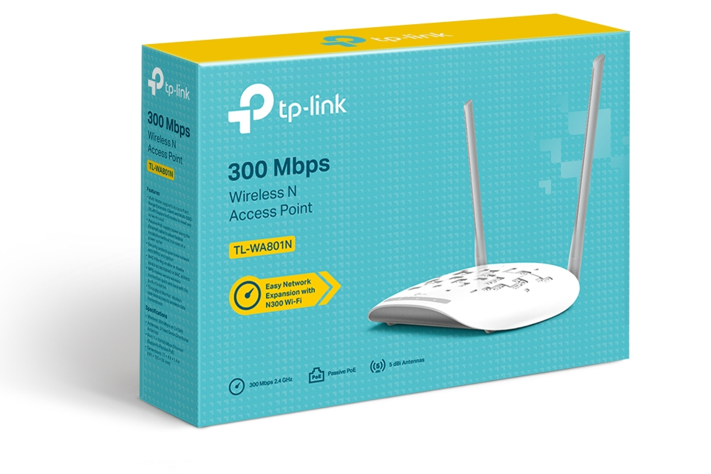 TP-Link TL-WA801N draadloos toegangspunt (WAP) 300 Mbit/s Wit Power over Ethernet (PoE) - Afbeelding 5