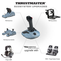 Thrustmaster TCA Sidestick Airbus edition Zwart, Blauw USB Flightstick Analoog/digitaal PC - Afbeelding 7