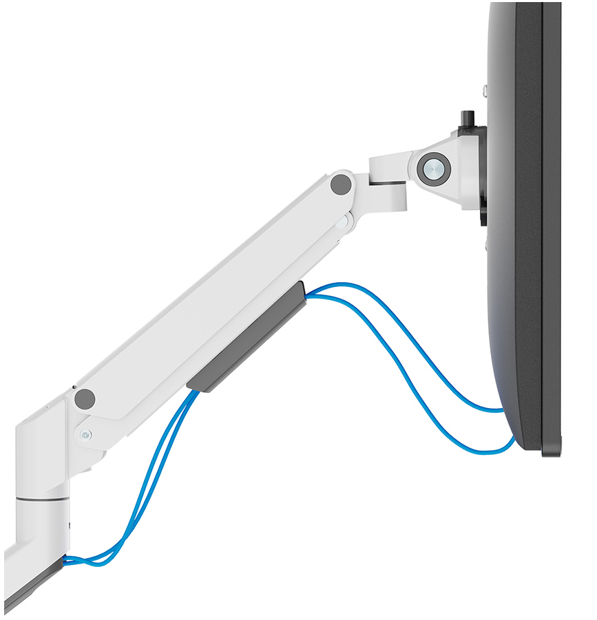 Neomounts DS70-250WH1 Monitorarm 17-35" - gasveer - Topfix - 180°-stop - Afbeelding 11